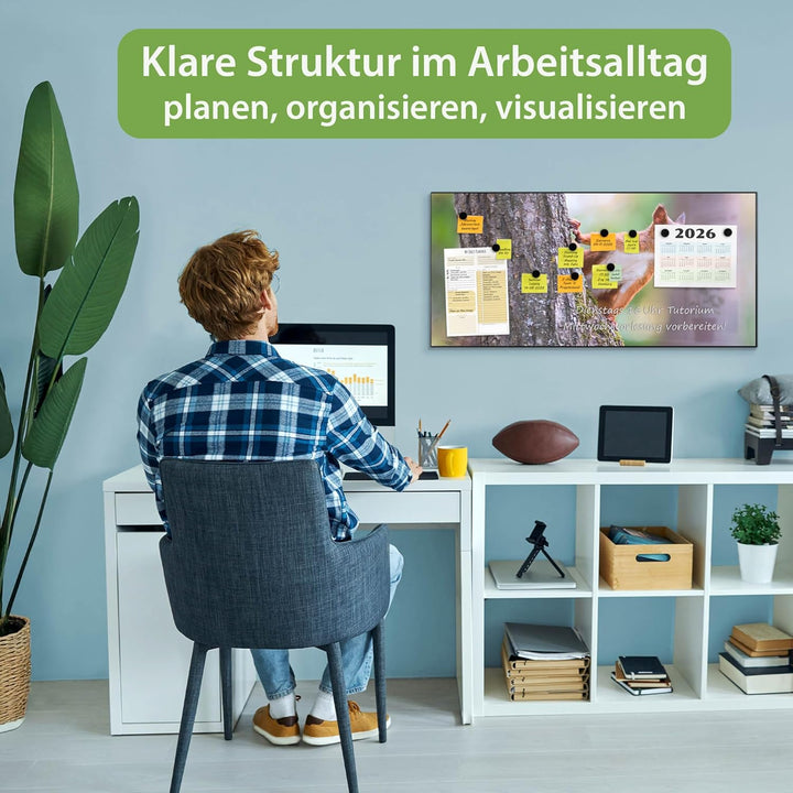 banjado Magnettafel schwarz 78 x 37cm / Magnetwand Metall/Magnetpinnwand als Memoboard/Pinnwand Magn