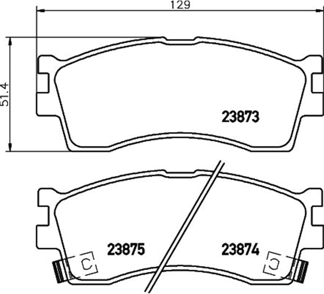 HELLA PAGID 8DB 355 010-251 Bremsbelagsatz - T1335 - Dicke/Stärke: 15.6mm - Bremssystem: Sumitomo -