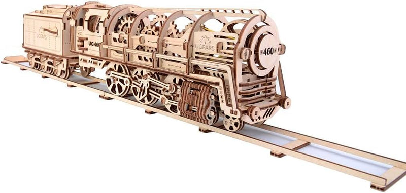 Ugears 3D-Modell Dampflokomotive