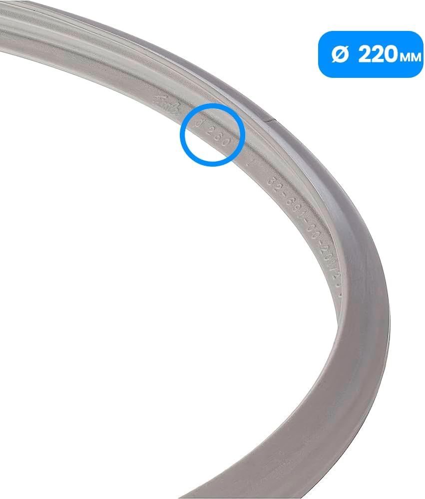 Fissler Dichtungsring 038-667-00-205/0 für Schnellkochtöpfe der Serien Blue-Point, Vitavit Royal, Ma