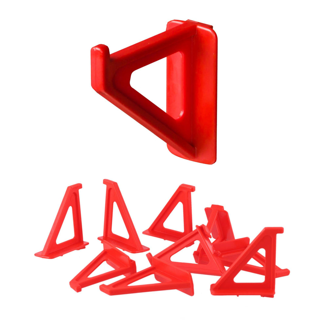 botle 100 tlg Grosse Werkzeugträger Haken Klemmen (LxBxH) 6,2x0,6x5,5 cm Rot Werkzeugwand Werkzeugha