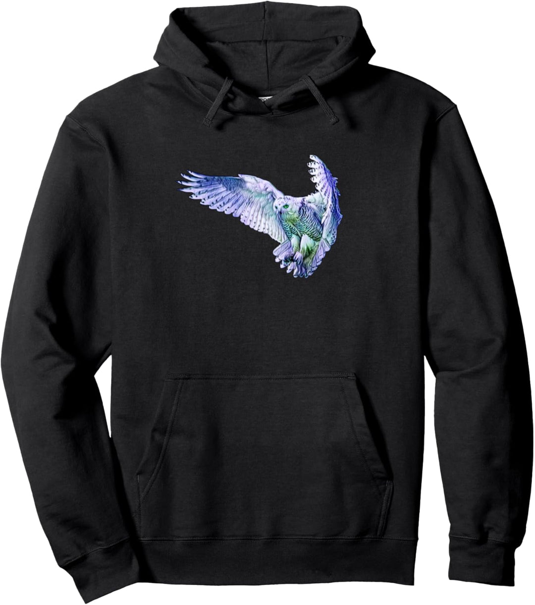 Eule Motiv Raubvogel Pullover Hoodie