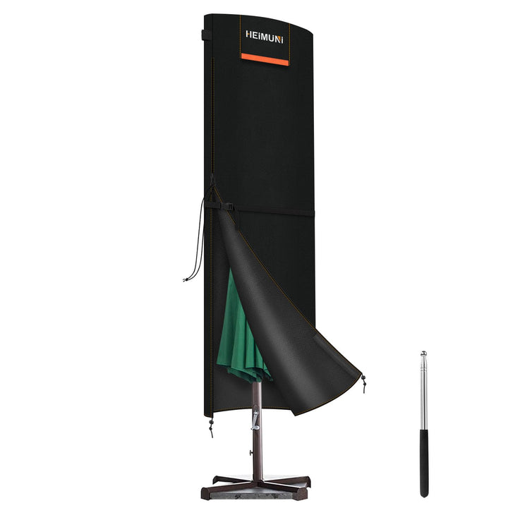 HEIMUNI Schutzhülle Sonnenschirm, Ampelschirm Schutzhülle für Ø 2-4.2m, Abdeckung für Sonnenschirm m