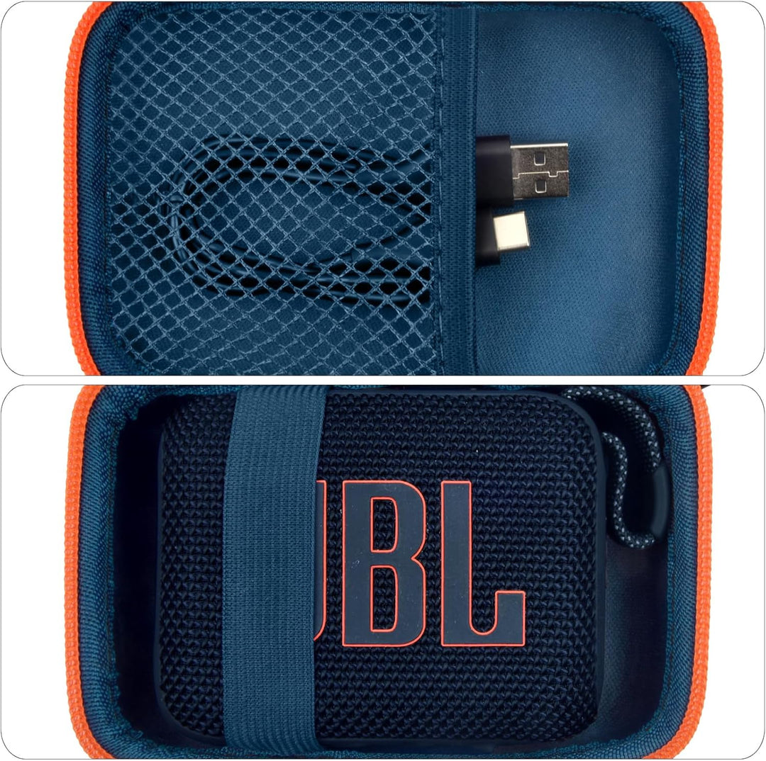 Tragetasche Kompatibel mit JBL Go 4 - tragbarer Bluetooth-Lautsprecher Box Pro Sound, Auch für Go 3/