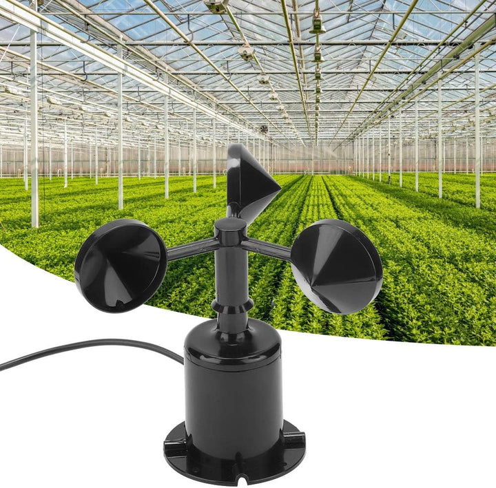 0-70 m/s Umgebungssignal Ausgang Impulstyp Kohlenstoff Windgeschwindigkeitssensor Anemometer Drei Ta