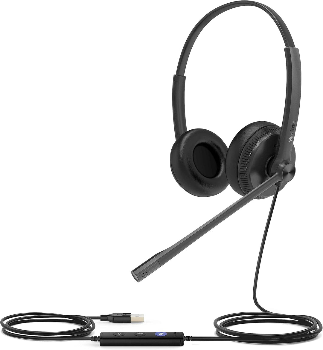 Yealink USB Headset UH34 Dual Teams, schwarz, UH34 Dual Teams