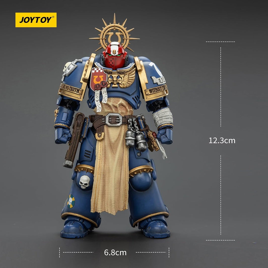 JOYTOY Warhammer 40K Ultramarines Metaurus with Power Axe, Stormshield and Plasma Pistol 1/18 Action