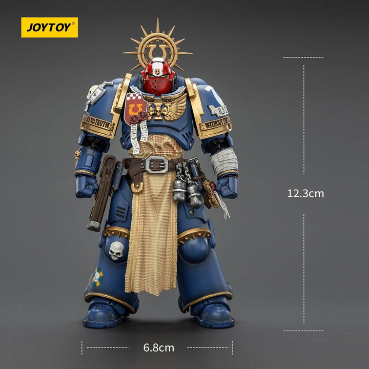 JOYTOY Warhammer 40K Ultramarines Metaurus with Power Axe, Stormshield and Plasma Pistol 1/18 Action