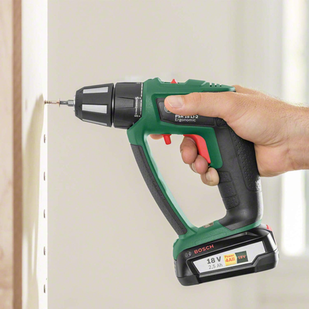 Bosch Home and Garden Bosch Akku Schlagbohrschrauber PSB 18 LI-2 Ergonomic (ohne Akku, 18 Volt Syste
