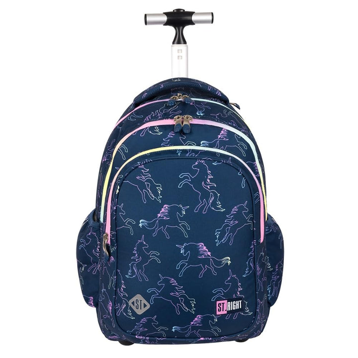 St.Right Sky Unicorn Rucksack Trolley Schule Elementare Medium Mädchen Damen Gross