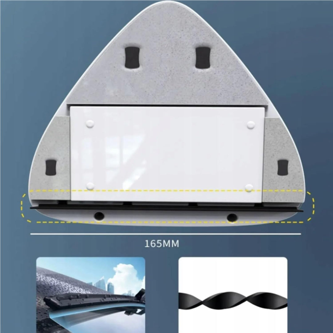 Hooha Fensterputzer Magnetisch Für Einfach Fenster, 2.5M Sicherheitsseil,Anti-Tropf-Material Nicht L