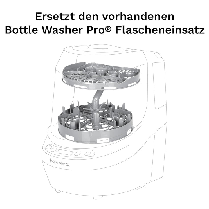 Baby Brezza Bottle Washer Pro Einsatz für Milchpumpen – Kompatibel mit Wearables, Sammelbehältern, V