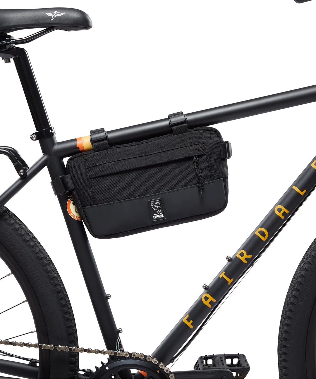 Chrome Doubletrack Bike Small 2 - Rahmentasche 27 cm Black Schwarz (Schwarz 19-3911tcx), Schwarz (Sc