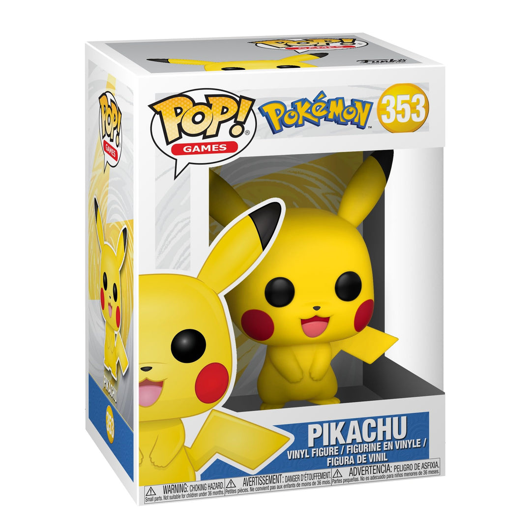 Funko Pop! Games: Pokemon - Pikachu - Vinyl-Sammelfigur - Geschenkidee - Offizielle Handelswaren - S