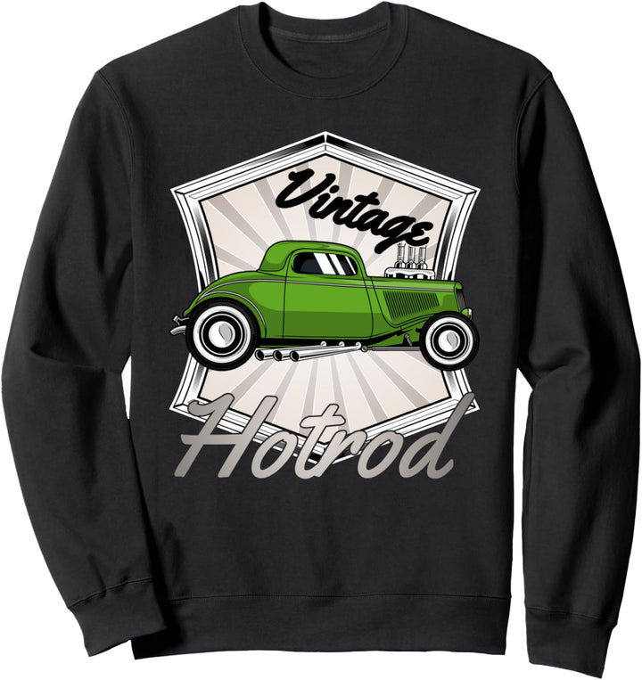 Retro Hotrod, Custom Car-Enthusiasten, Herren Vintage Hot Sweatshirt