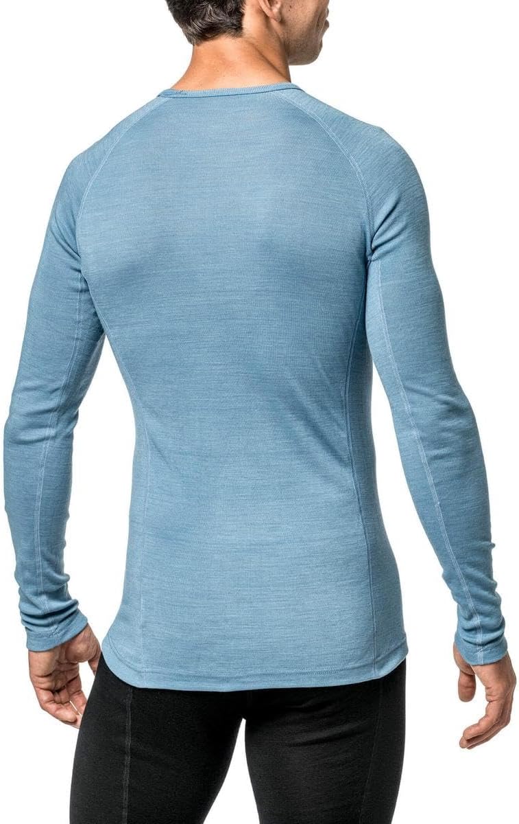 Woolpower Unisex LITE Langarmshirt Rundhals XXS Blau, XXS Blau