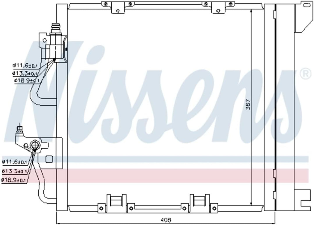 Nissens 94768 Klimakondensator