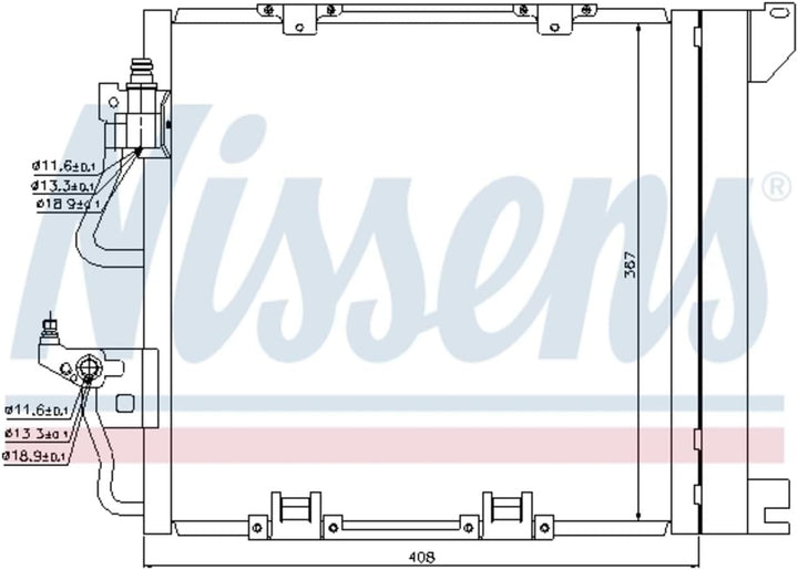 Nissens 94768 Klimakondensator