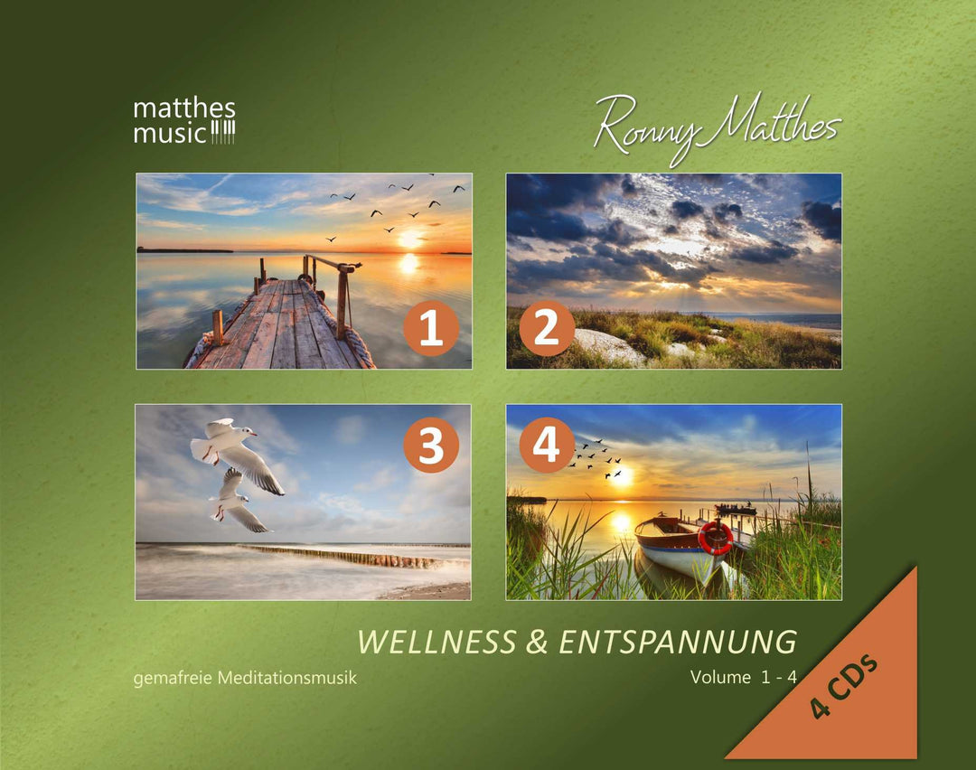 Wellness & Entspannung (Vol. 1-4 auf Gemafreie christliche Entspannungsmusik (Einschlafhilfe, Medita