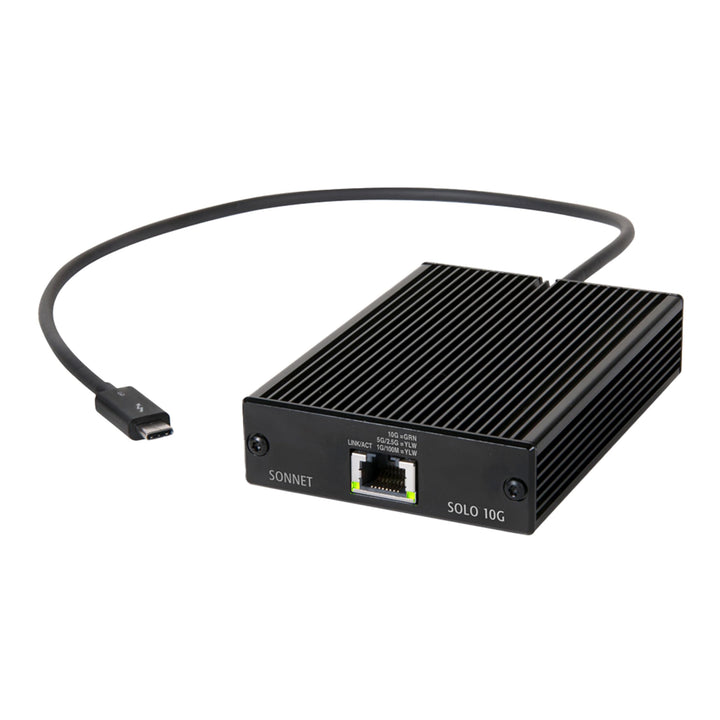 SoNNeT Solo 10 G Thunderbolt 3 Auf Ethernet Adapter 10 Gbase,Schwarz