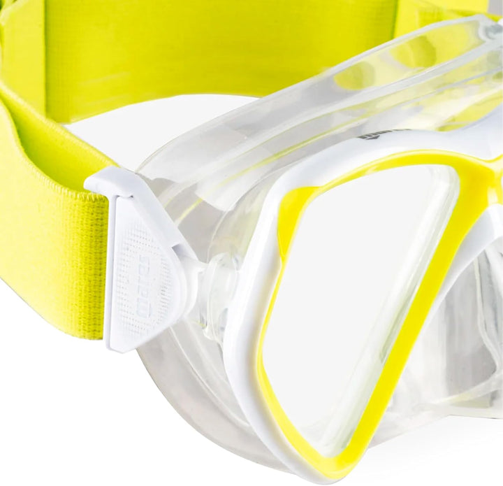 Mares Pirate-Neon Kinder Schnorchelset Tauchbrille und Schnorchel Gelb, Gelb