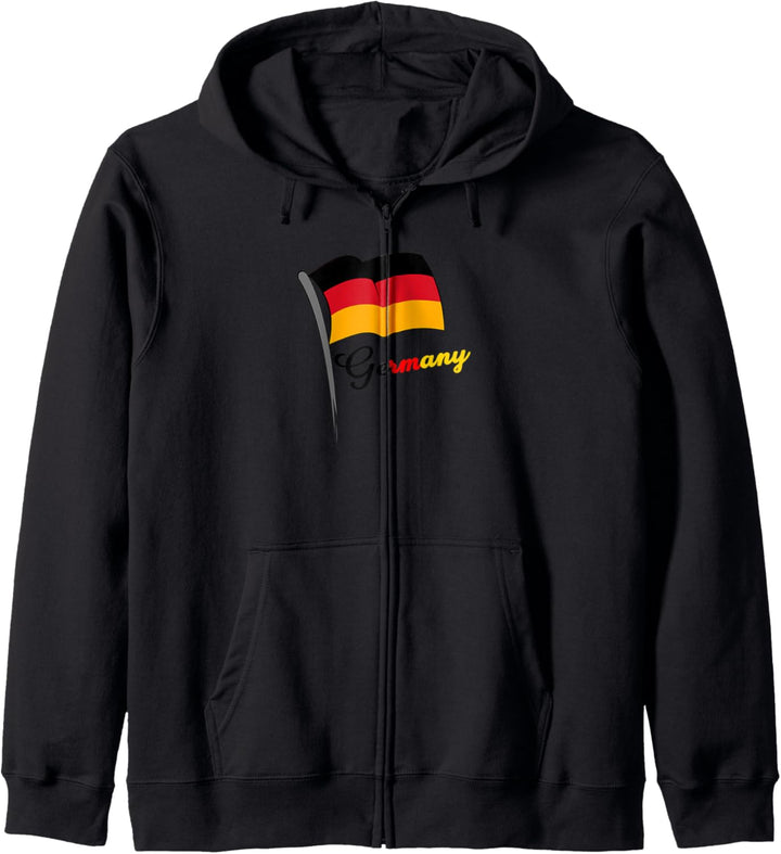 Deutschland Flagge Kapuzenjacke