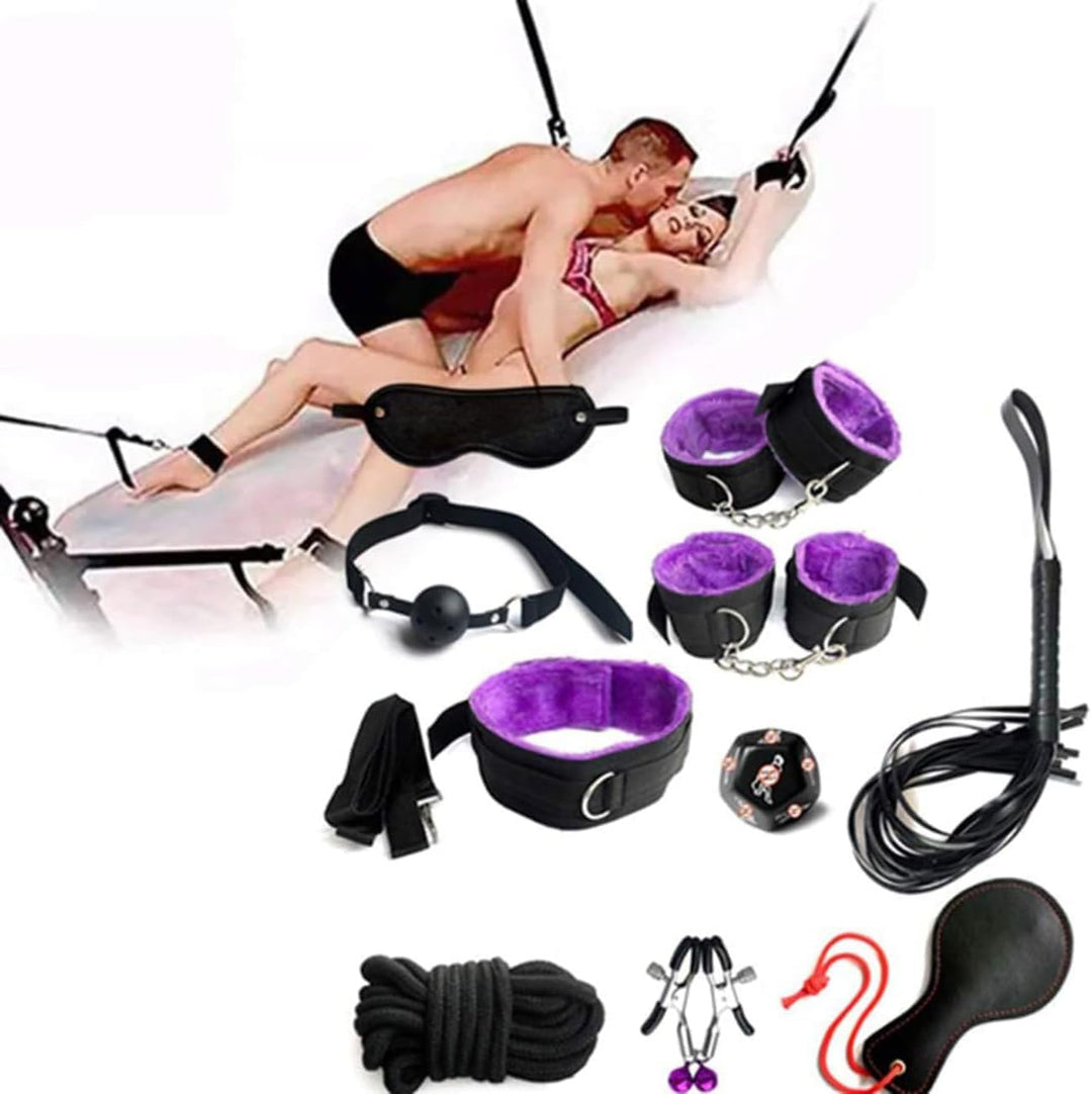 Multifunktionale Aktualisierte 10-StüCke Nylon Lila Yoga Anzug Set, Raum Dekoration, Pilates Yoga Fi