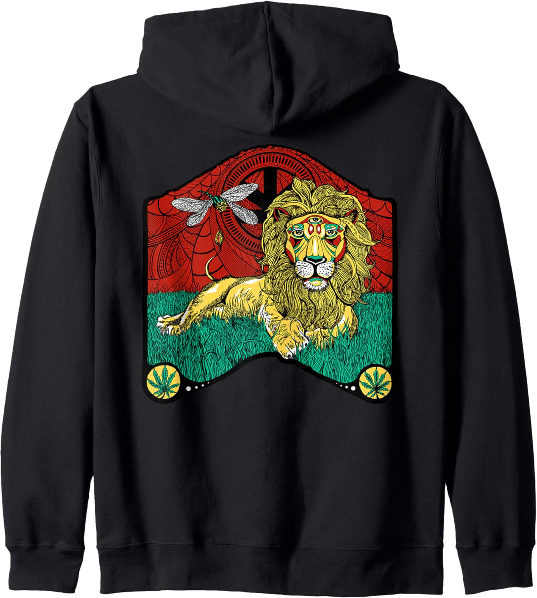 Ziggy Marley - Official Merchandise - Fly Rasta Lion Kapuzenjacke