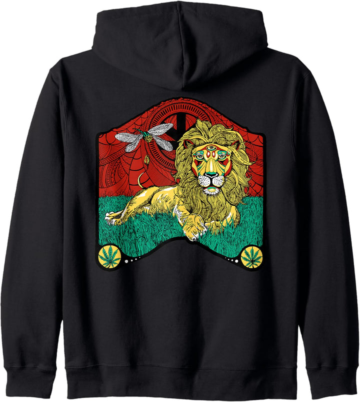 Ziggy Marley - Official Merchandise - Fly Rasta Lion Kapuzenjacke