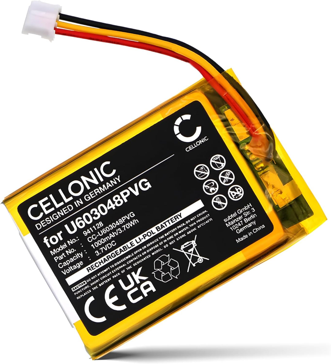 CELLONIC® Ersatz Akku U603048PVG kompatibel mit Astro Gaming C40 TR Wireless Controller Ersatzakku 1