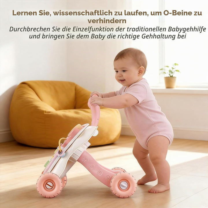Lauflernhilfe, Baby-Früherziehungs-Aktivitätszentrum im Sitzen und Stehen, Verstellbarer Baby Speed