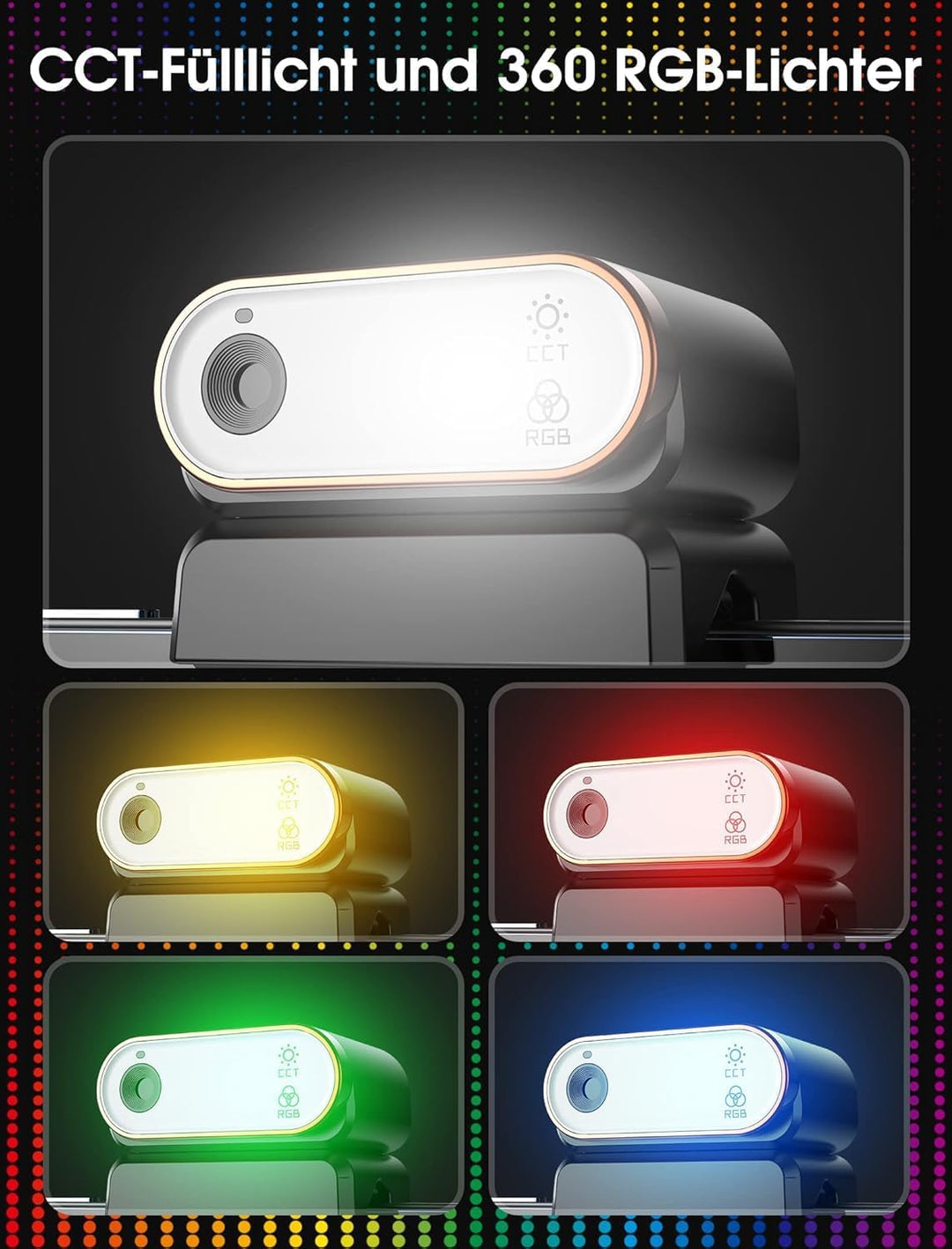 hohem AI Tracker Sensor Magnetic Fill Light Kit, für hohem MT2 Kamera Kit/hohem M6 Telefon Kardanisc