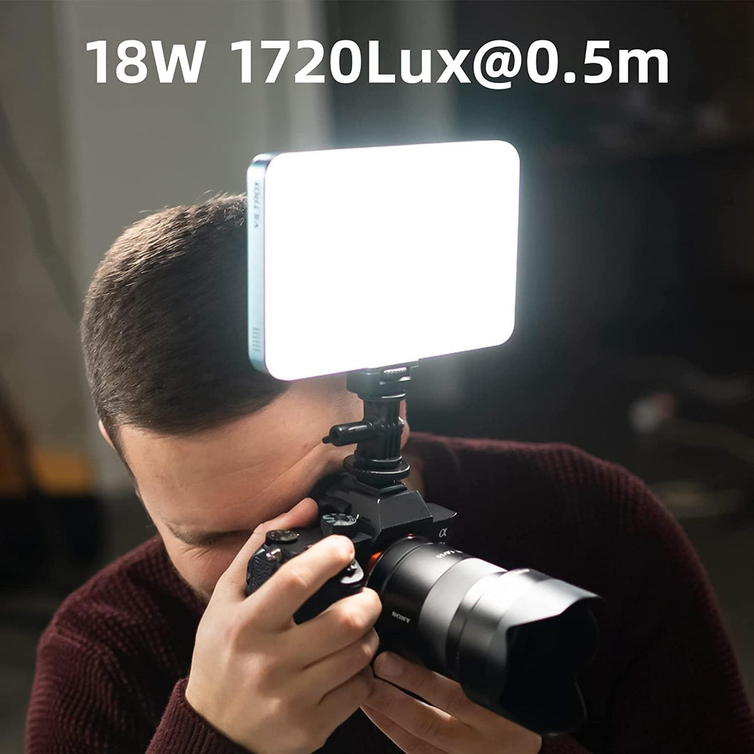 VILTROX 18W 1720LUM LED Panel Videoleuchte für die Kamera Dimmbar 2800K-6800K für Fotografie YouTube