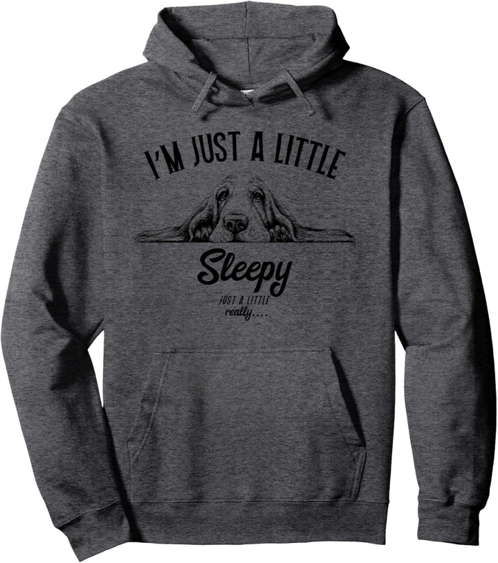 funny basset hound, men & women, love your dog, gift Pullover Hoodie