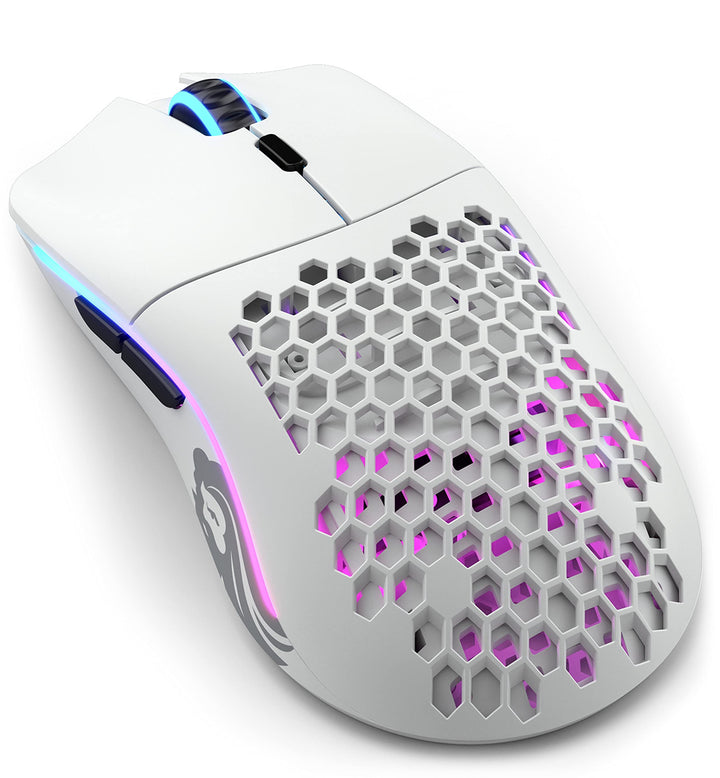 Glorious Gaming Model O Wireless Gaming Mouse – Superleichte 69 g, Wabendesign, RGB-Beleuchtung, bei