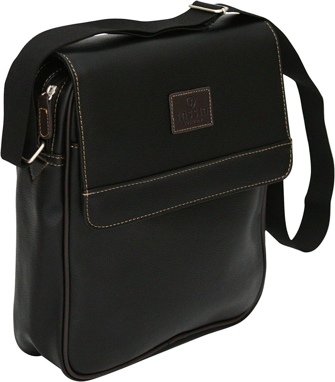 Unisex Schultertasche - PU-Kunstleder - Mini-Reisetasche