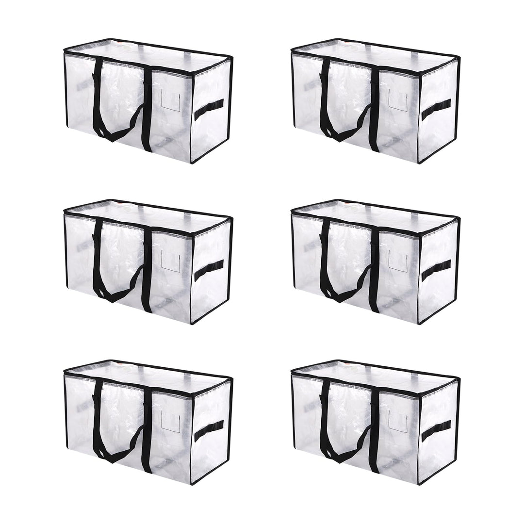 Meetall Extra grosse Umzugstaschen mit Reissverschlüssen – 68,6 x 35,6 x 38,1 cm, robuste Aufbewahru