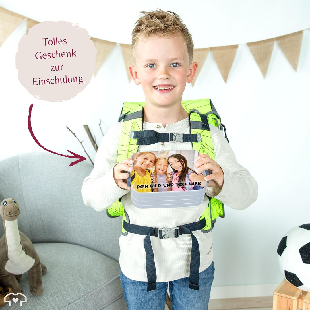 Kinder Bento Box Midi für Mepal Bentobox - Brotbox Dein Bild und Text I Custom Text und Foto Lunchbo