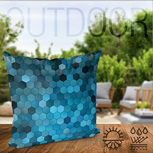 VOID Hexagon Muster Kissenbezug Kissenhülle Sofakissen Kissen Deko Outdoor-Kissen Dekokissen, Kissen