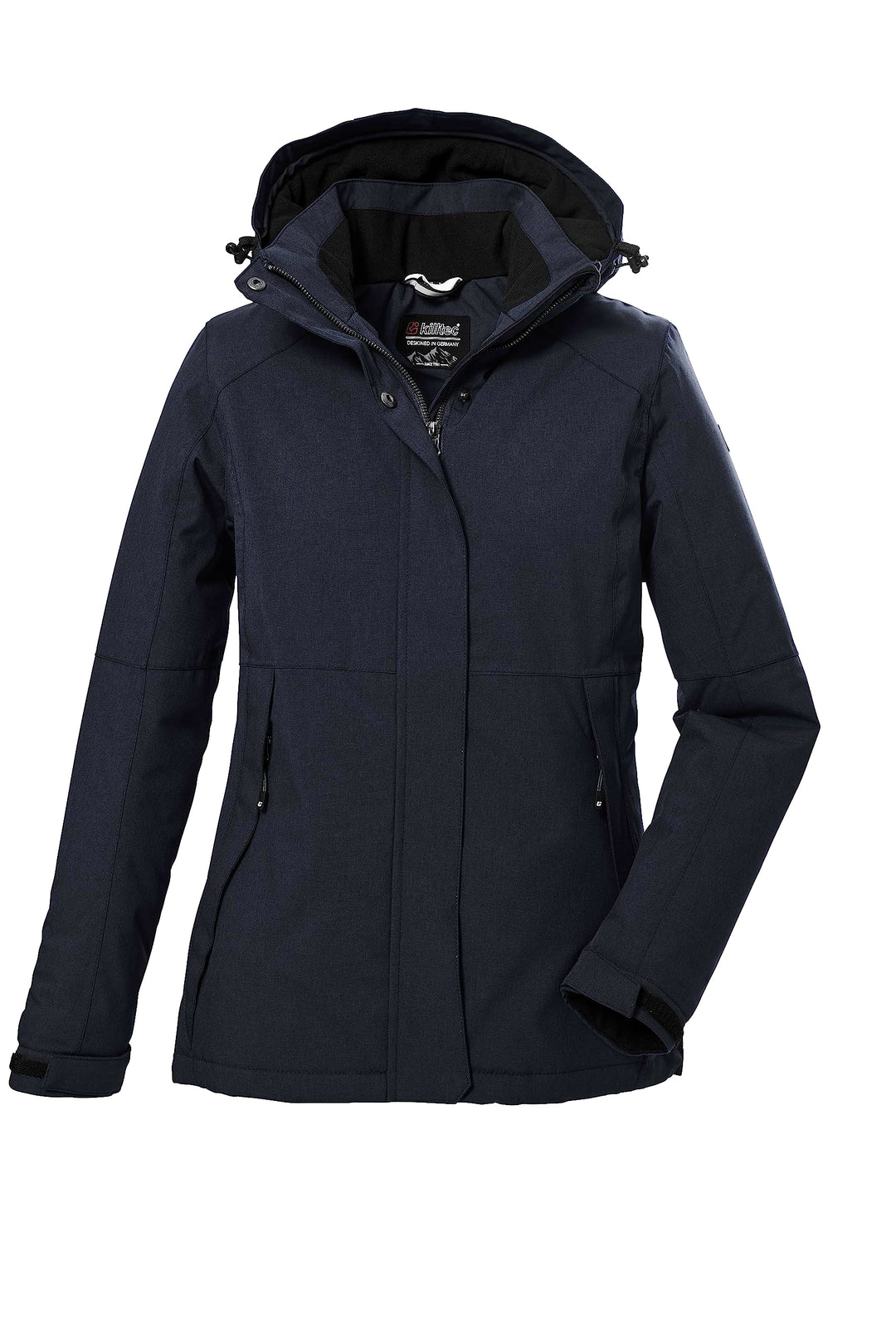 Killtec Damen Kow 37 Wmn Jckt Funktionsjacke/Outdoorjacke mit abzippbarer Kapuze 42 dunkelnavy, 42 d