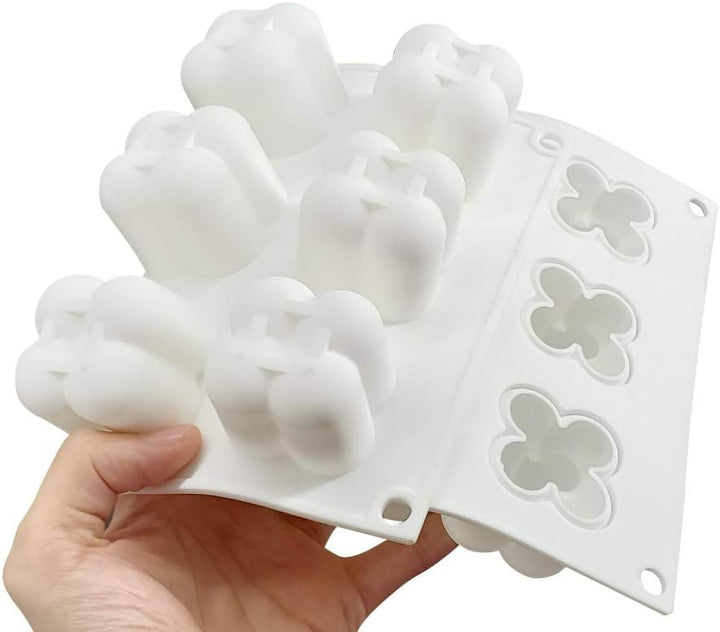 Uenmay Silikonform 3D 3D Kuchenform Handgemachtes Backgeschirr DIY Formen, 15 Löcher Kleine magische