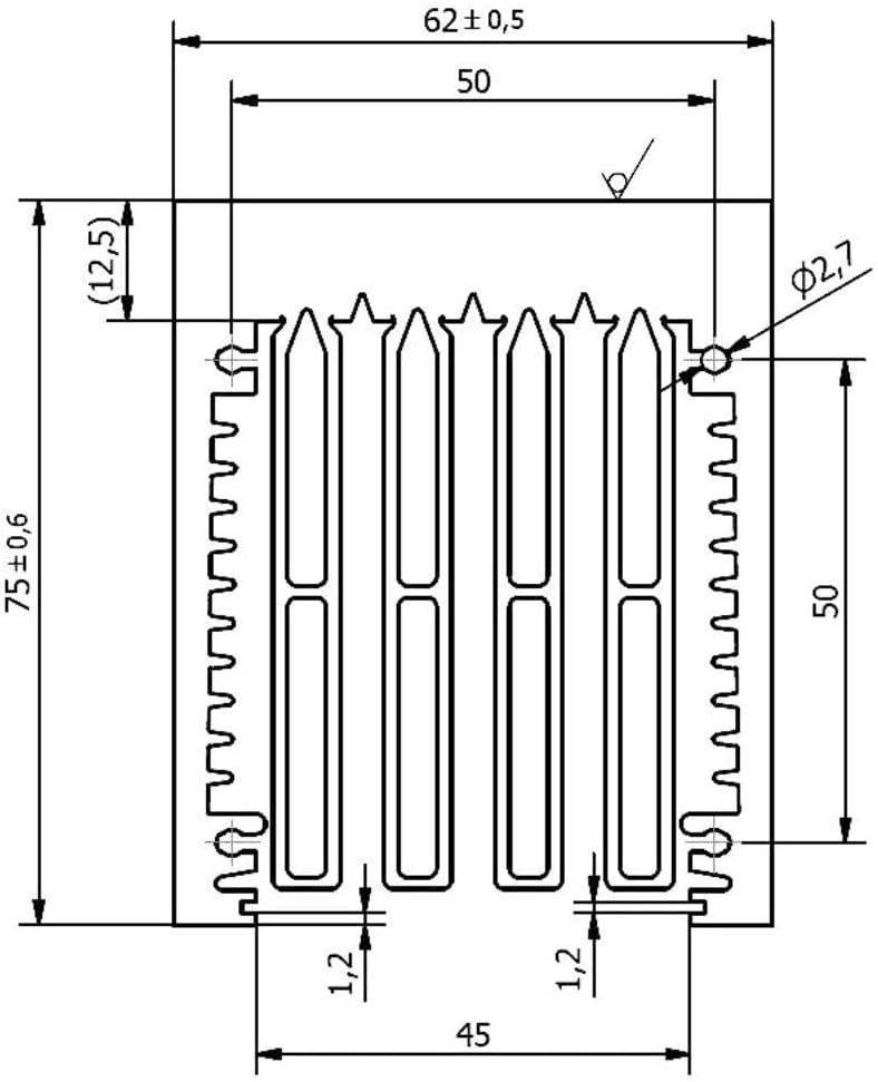 Fischer Elektronik LA 6 150 AL 10015838 0,3 K/W (L x B x H) 150 x 75 x 62 mm, 1 Stück