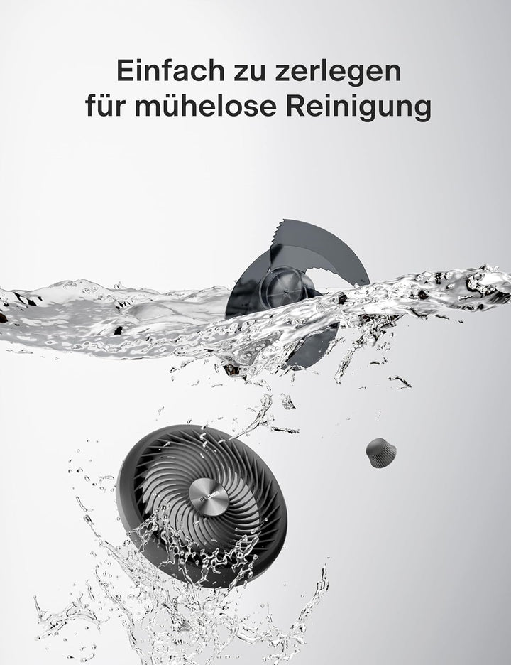 PELONIS Standventilator, Luftzirkulator, Ultra OmniFlow (135°+90° automatische Oszillation), leiser