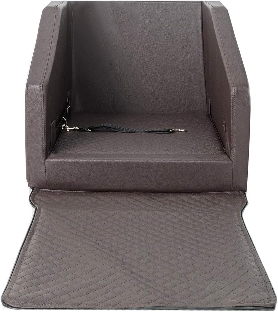 Mayaadi-Home Hundeautositz Beno Hundesitz Hundebett Autokörbchen Autositz Kunst Leder Auto Sitz Wass