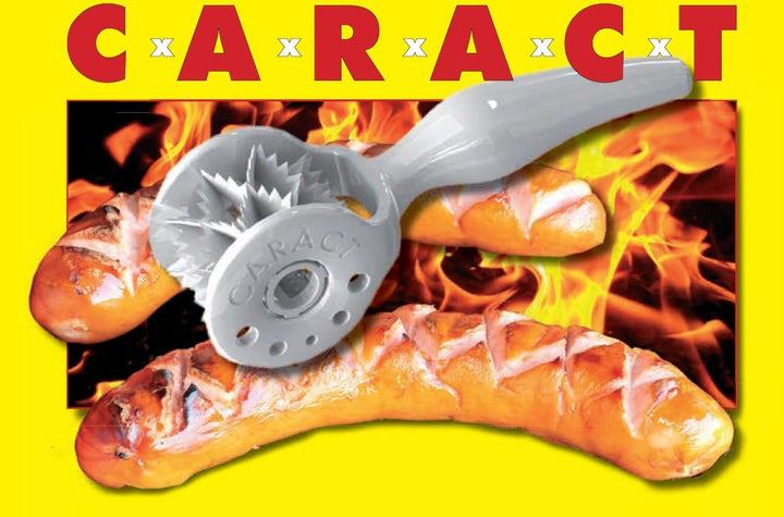 Set CARACT Wurstroller Halterung Bräter 5.9 Bratwursthalter Edelstahl 3mm BBQ Gestell