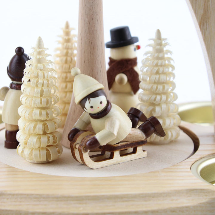 1-stöckige Pyramide Winterkinder - 22 cm
