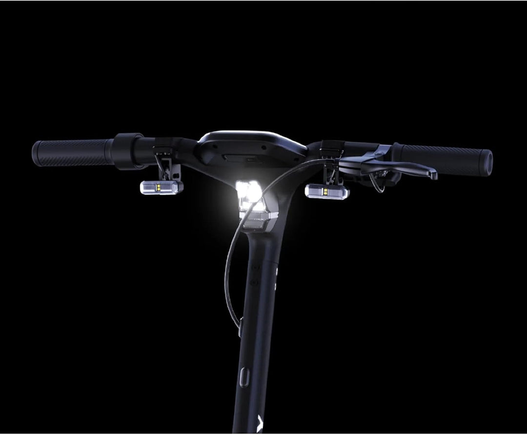 XBERSTAR Blinker für Ninebot P65/P100 Elektroroller - Schwarz, LED, Einfacher Blinker, Kompatibel mi