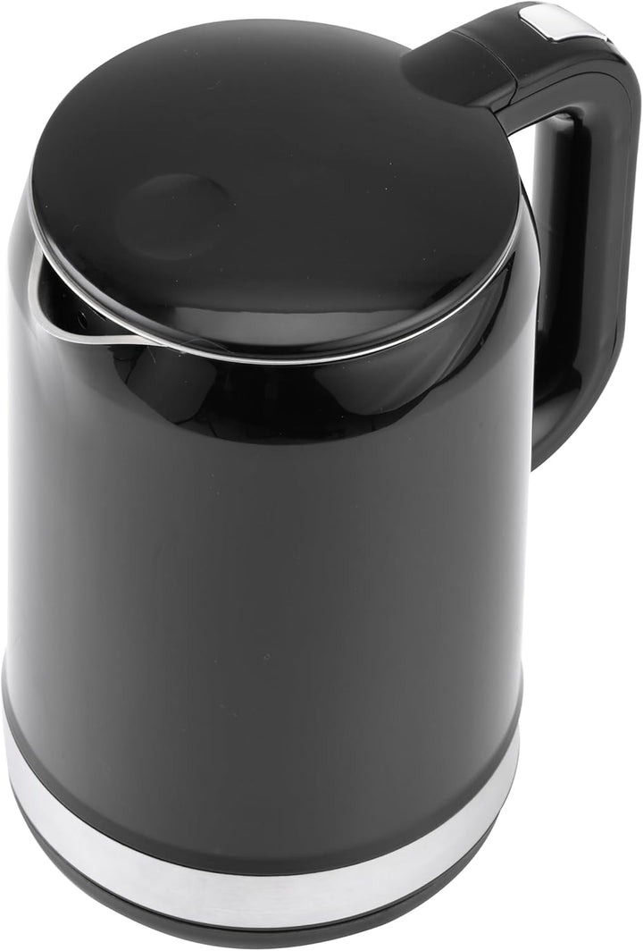 Siberg Wasserkocher Edelstahl 1,7 Liter, doppelwandiger Edelstahl, 2200 Watt, BPA frei, Abschaltauto
