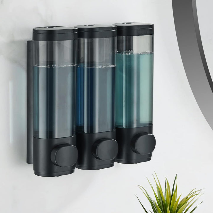 modunful Shampoo- und Conditioner-Spender, Duschspender ohne Bohren, Shampoo-Spender für die Dusche,