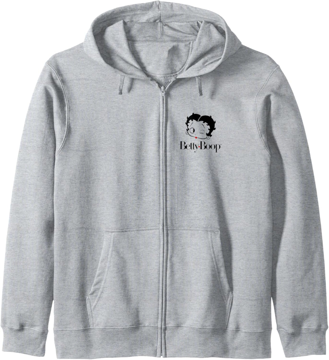 Betty Boop Rotes Herz Wink Kapuzenjacke